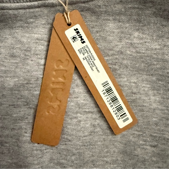 SKIMS COTTON FLEECE CLASSIC CREWNECK - Picture 8 of 8